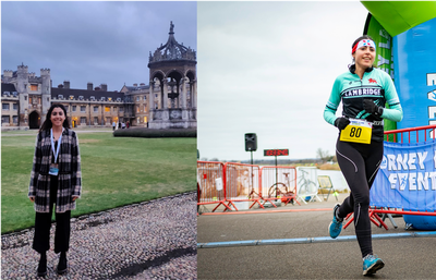 Me enjoying the college life at Cambridge University and racing the Varsity duathlon against Oxford